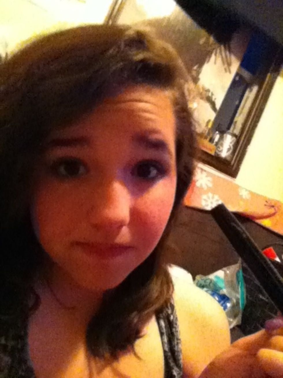 Put on a little mascara