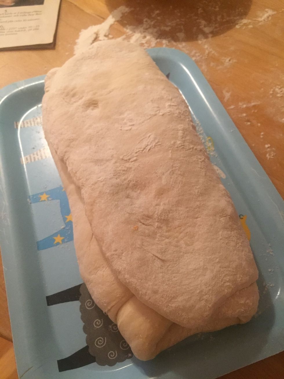 Put on a small tray.