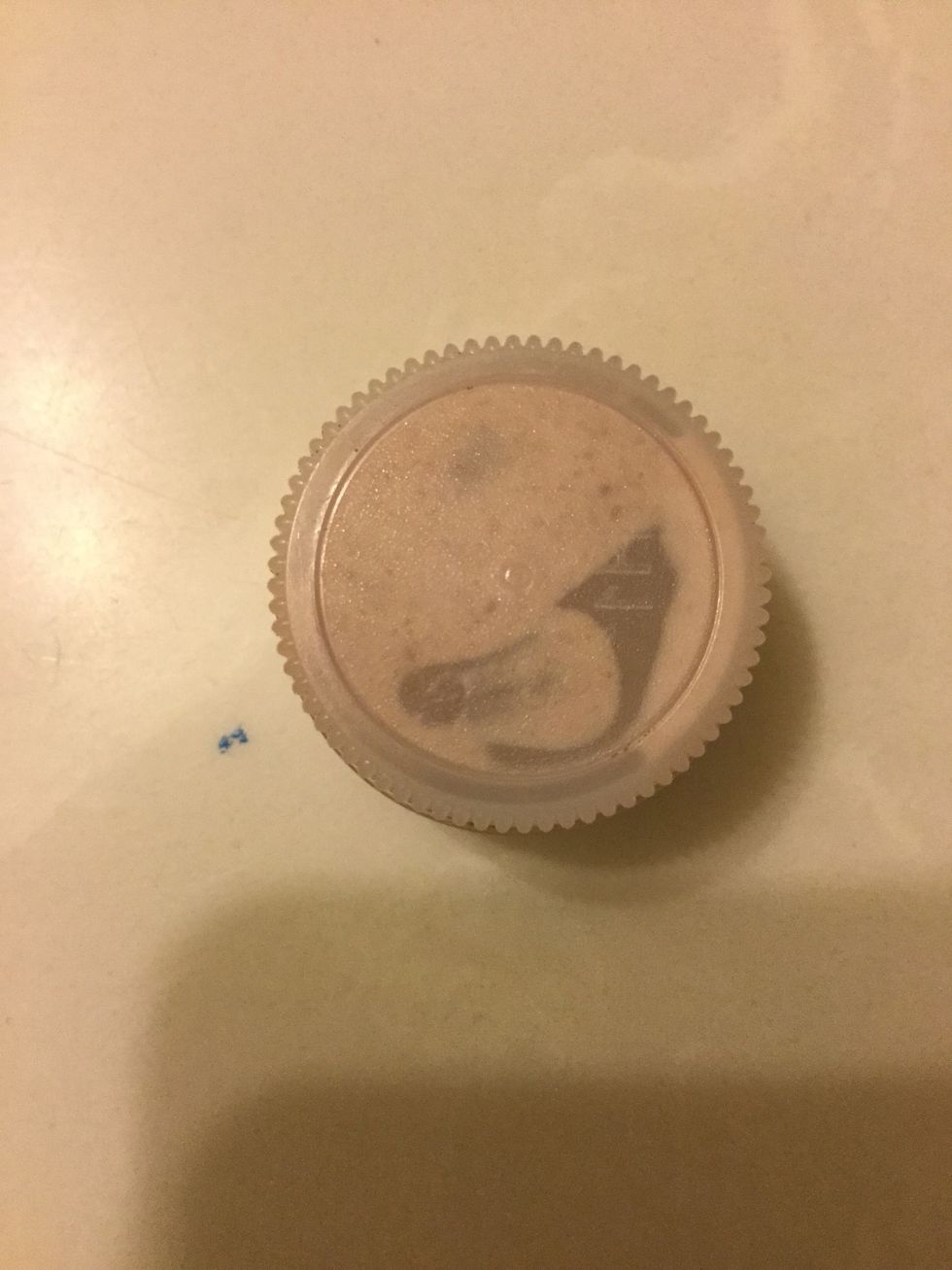 Put on concealer and or foundation