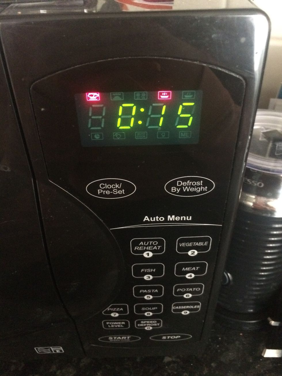 Put on for 15 seconds.