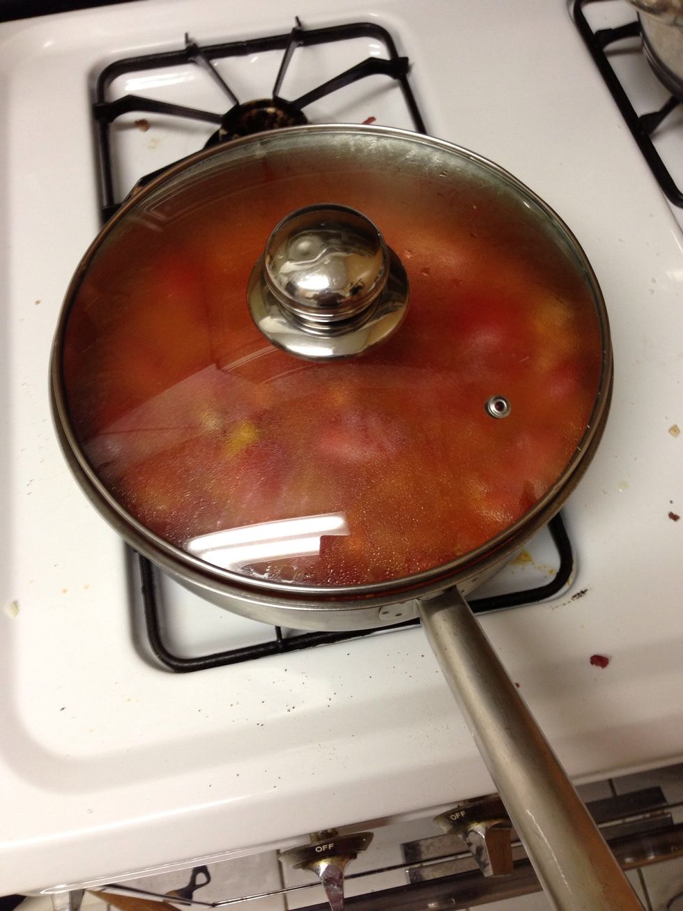 Put on low and cover for 10 minutes