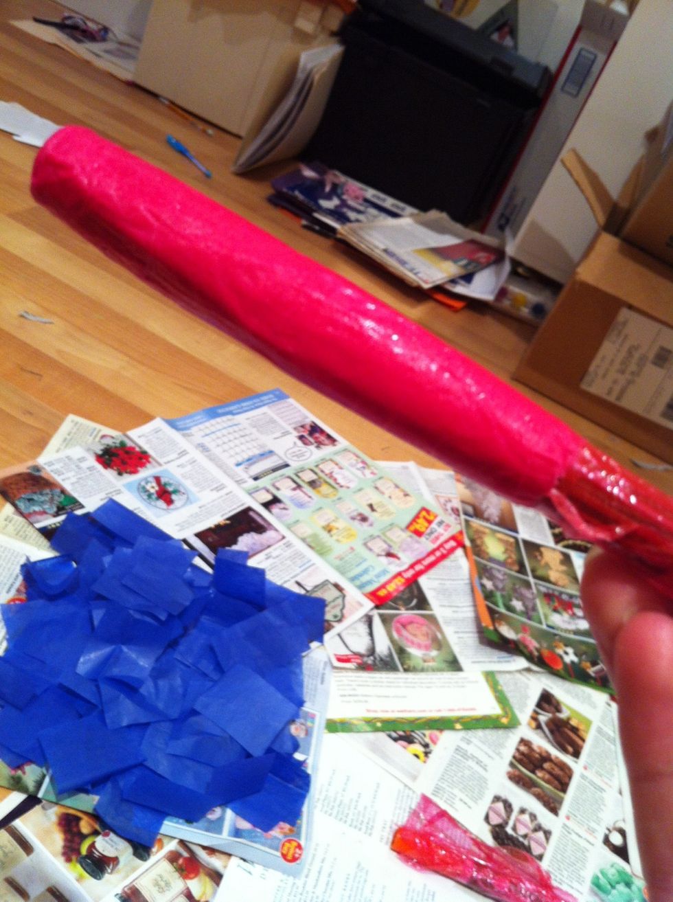 Put on many layers (make sure u use a TON) until you have covered about two thirds of the marker thoroughly