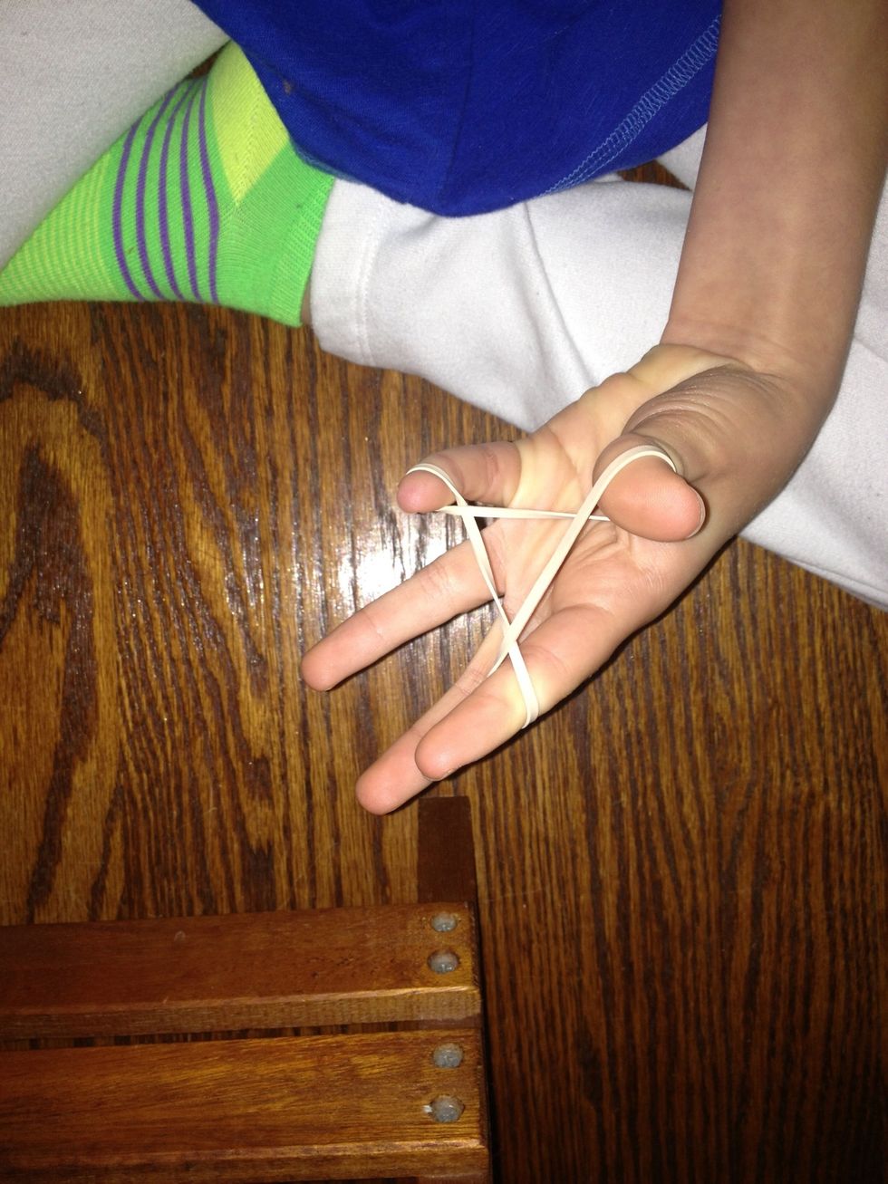 Put on pinky
