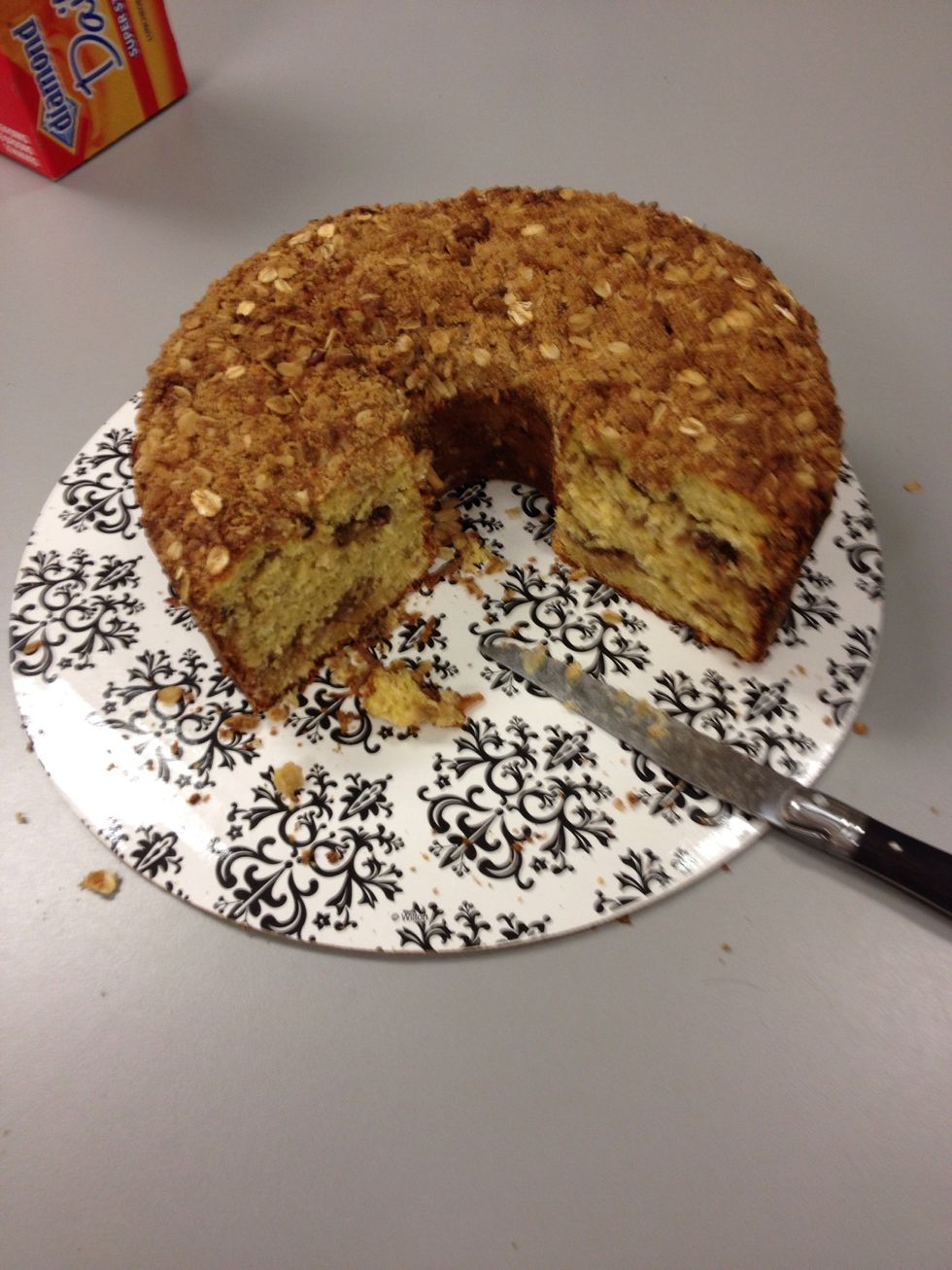 Put on plate, slice and enjoy.