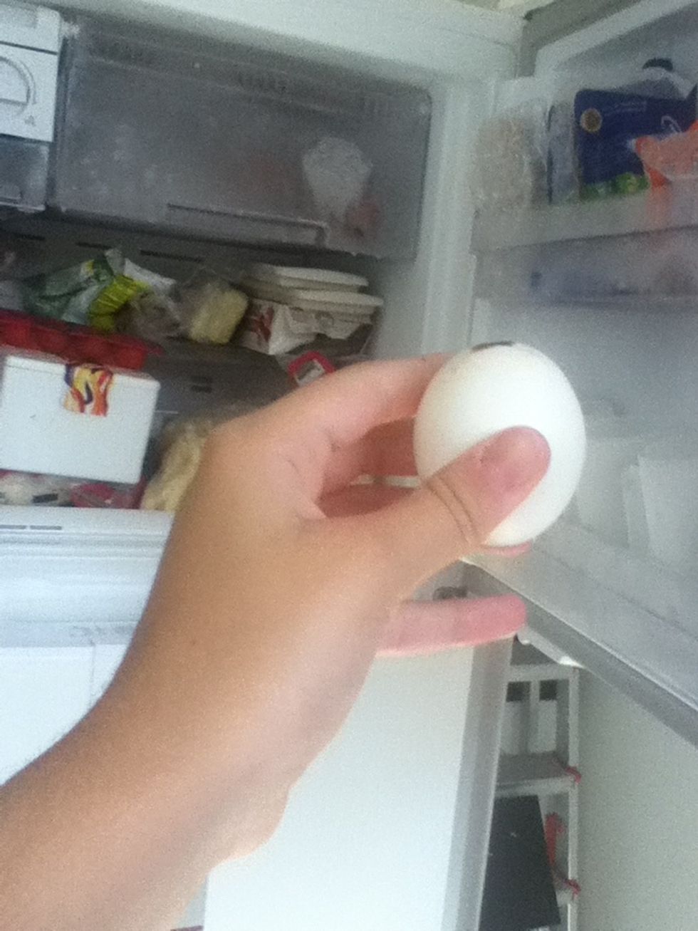 Put on the freezer.