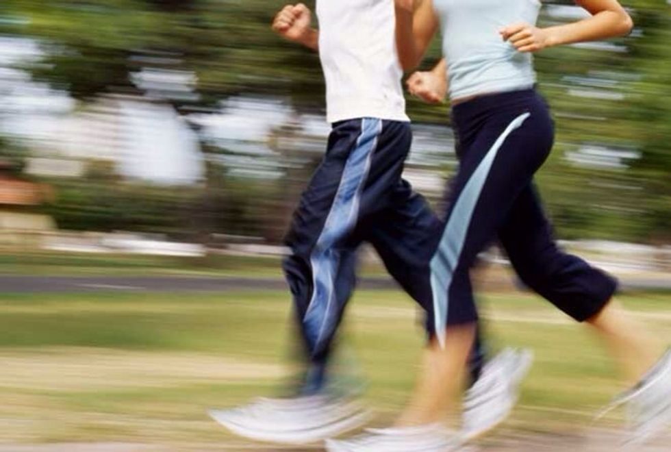 ...put on your shoes and go for a run\u2014'cause you're going to be eating a LOT of bacon now.