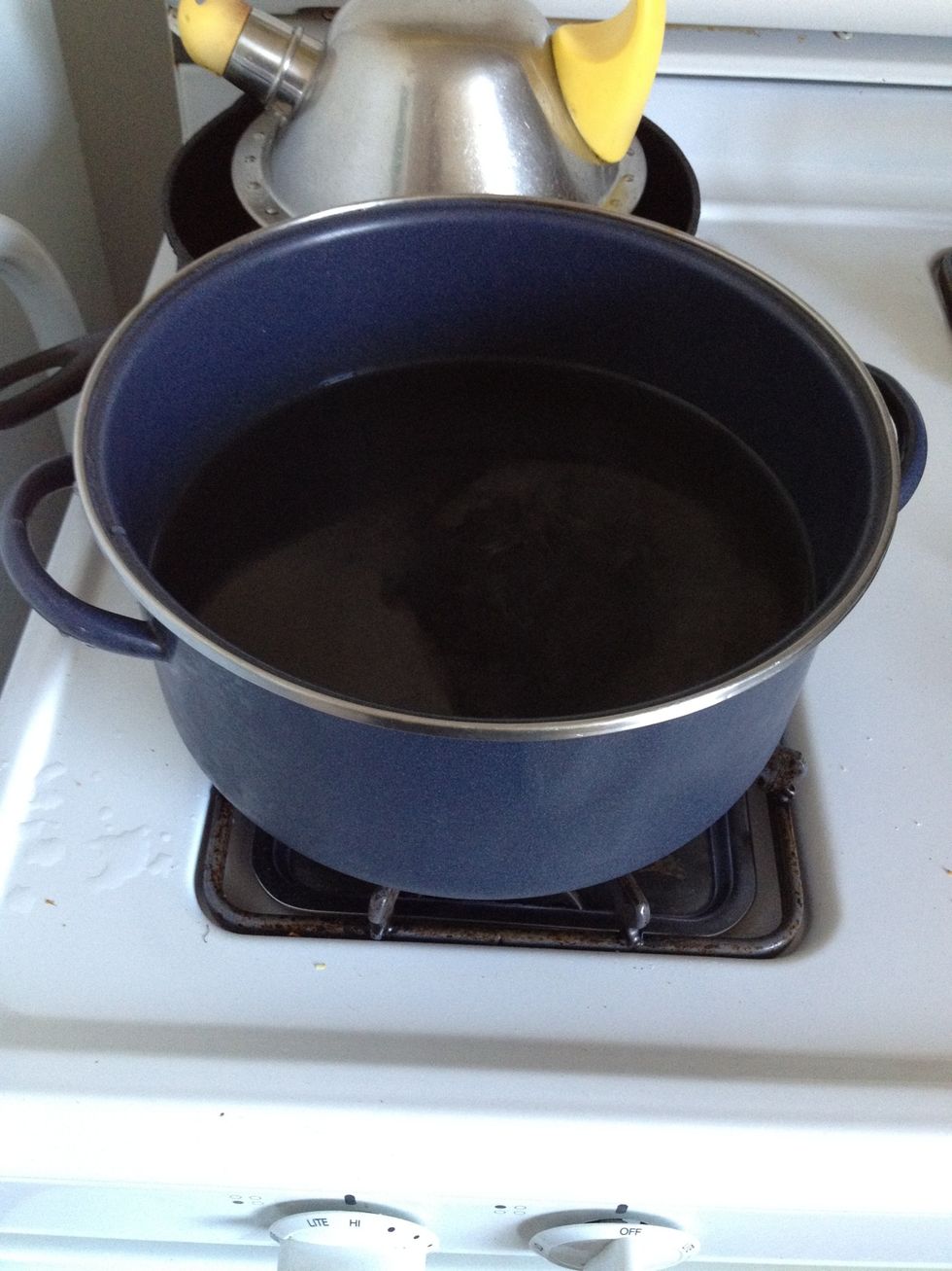 Put on your water to boil.