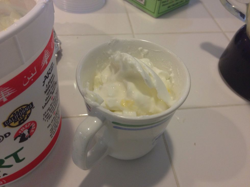 Put one and a half cups, this is what about one cup should look like :)