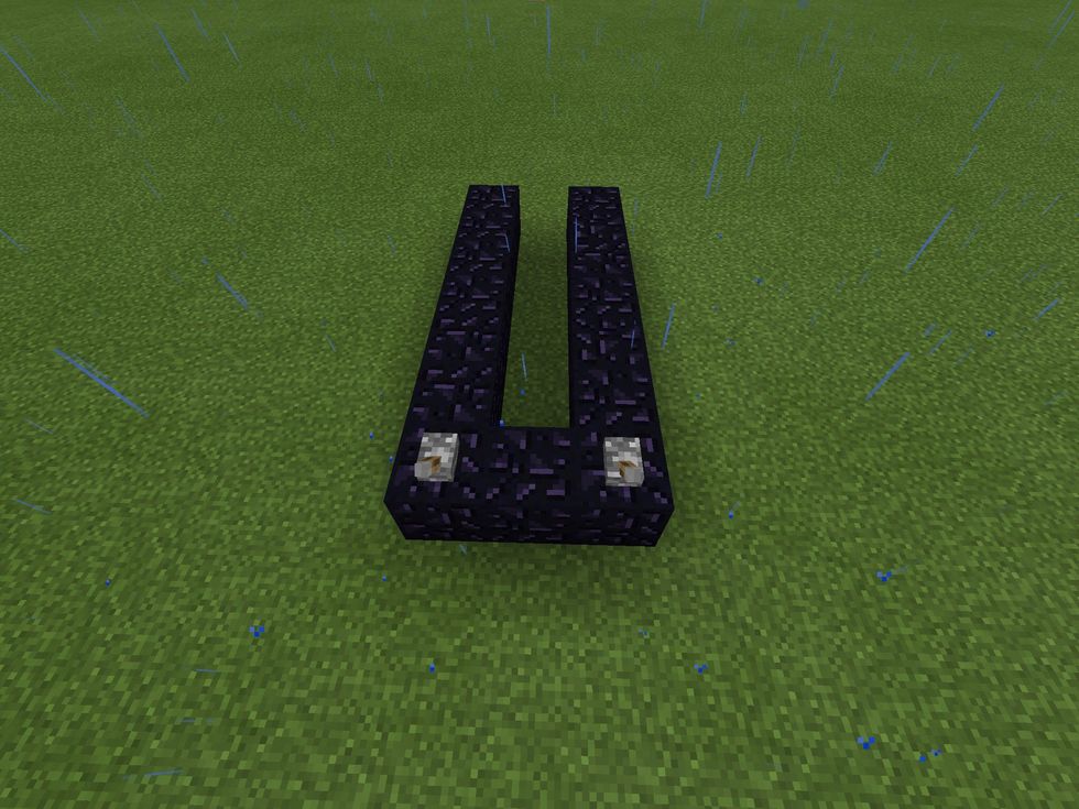 Put one lever on each side of the columns like in the photo