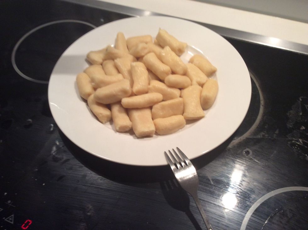 Put onto plate when done