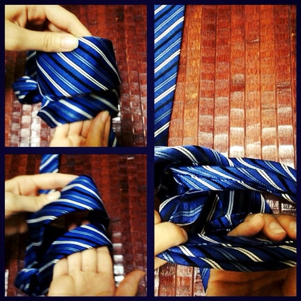 Put other circle inside the circle.