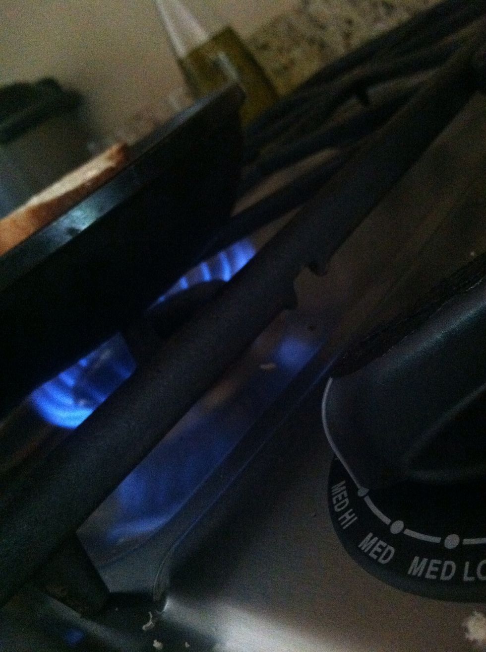 Put pan over medium high heat for about 4 min or until bottom is golden brown