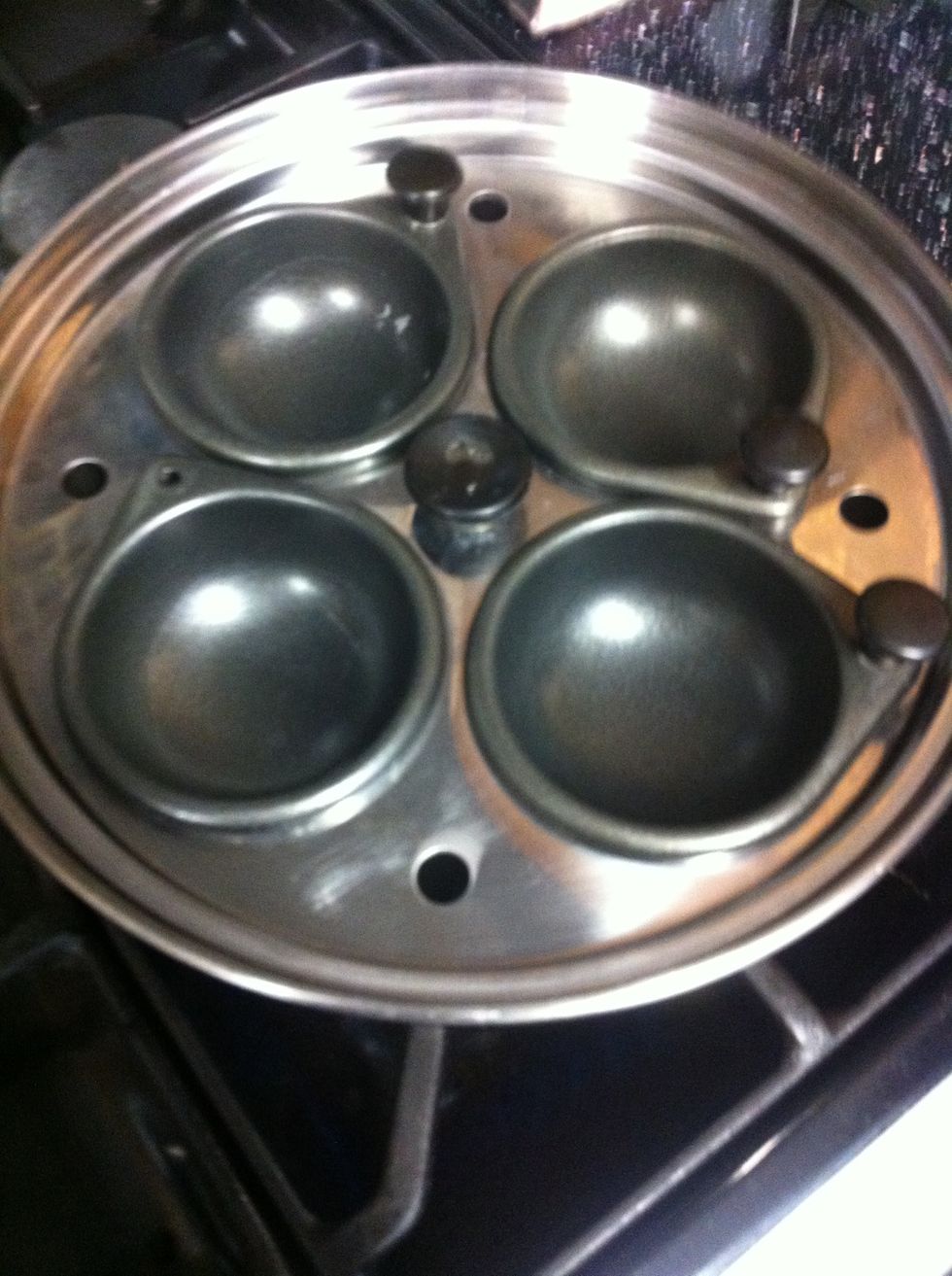 Put poachers on top, can still use the boat type poachers