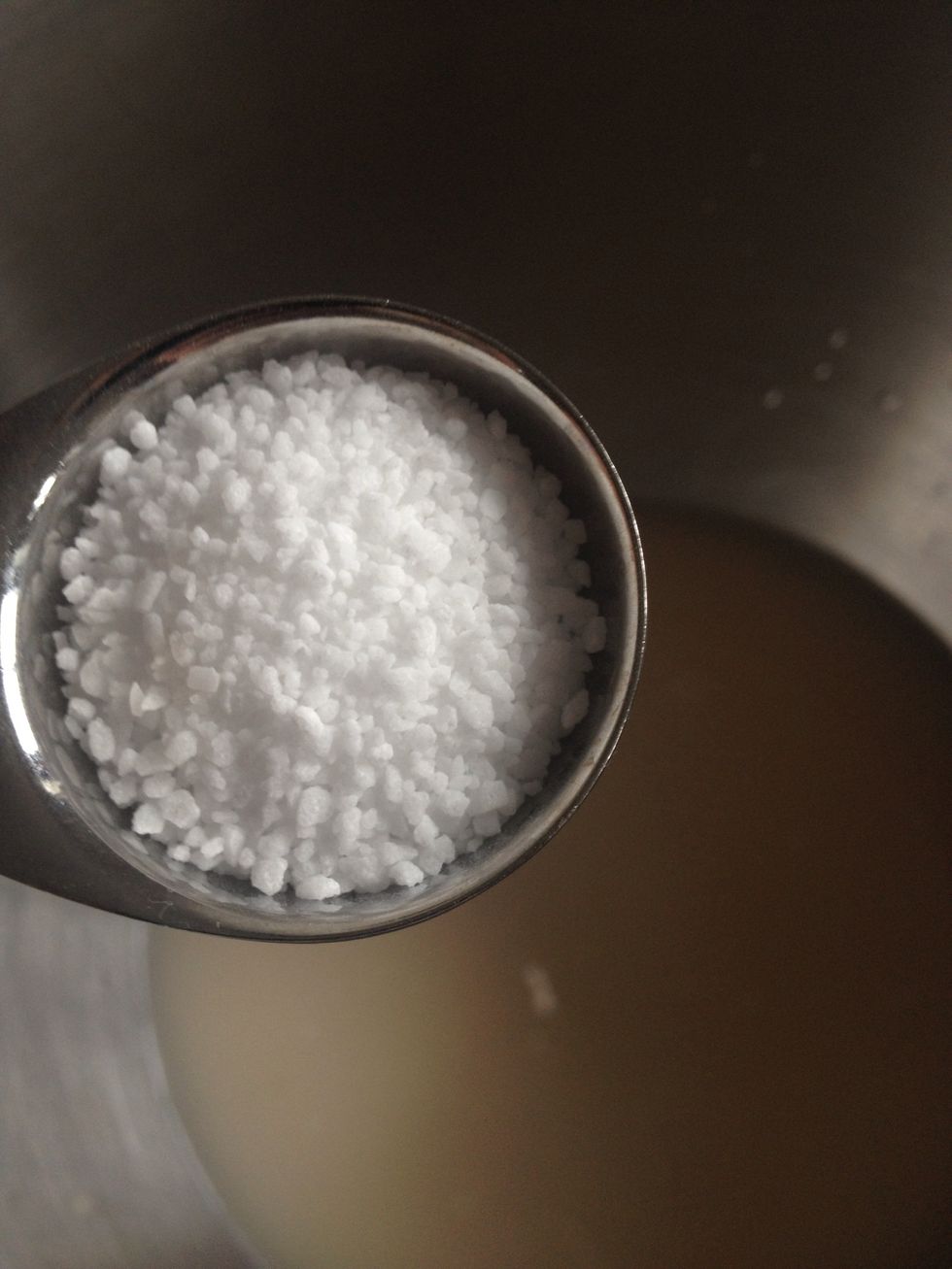 Put salt in.