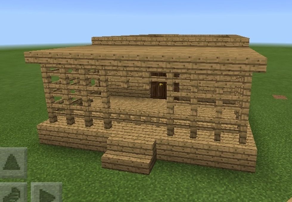 Put slabs over the front.