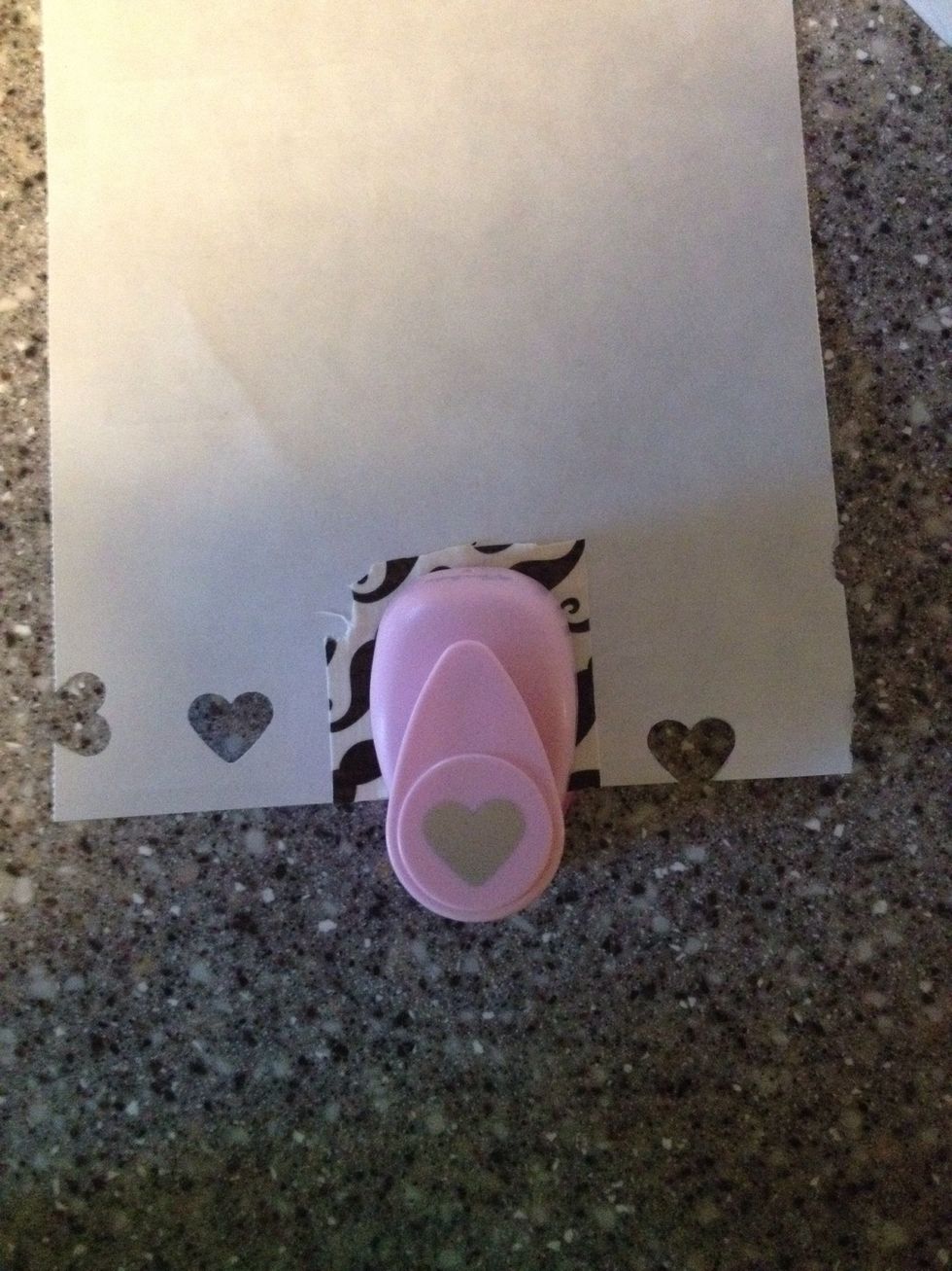 Put small squares of duct tap on the wax paper and stamp the pattern in.