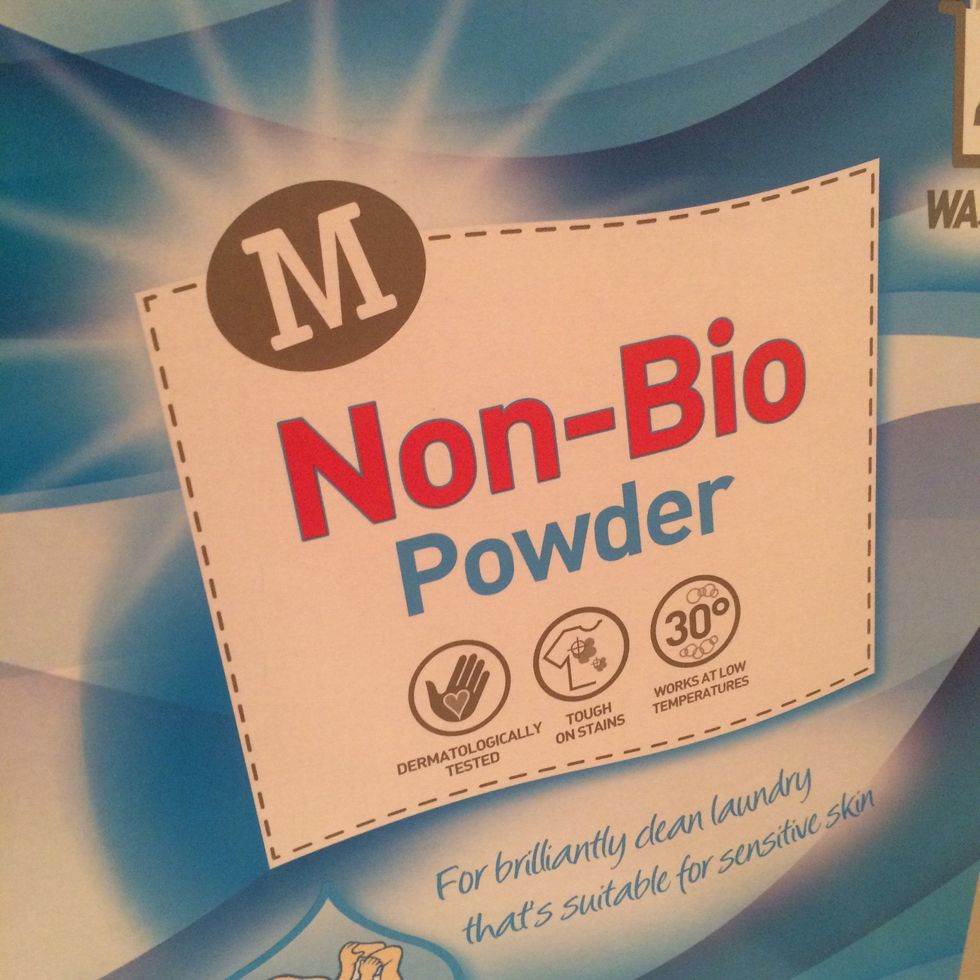 Put some detergent (any you prefer) in container with water.