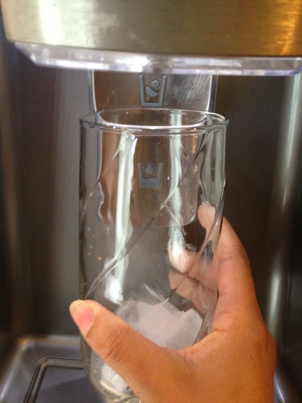 Put some ice in your glass