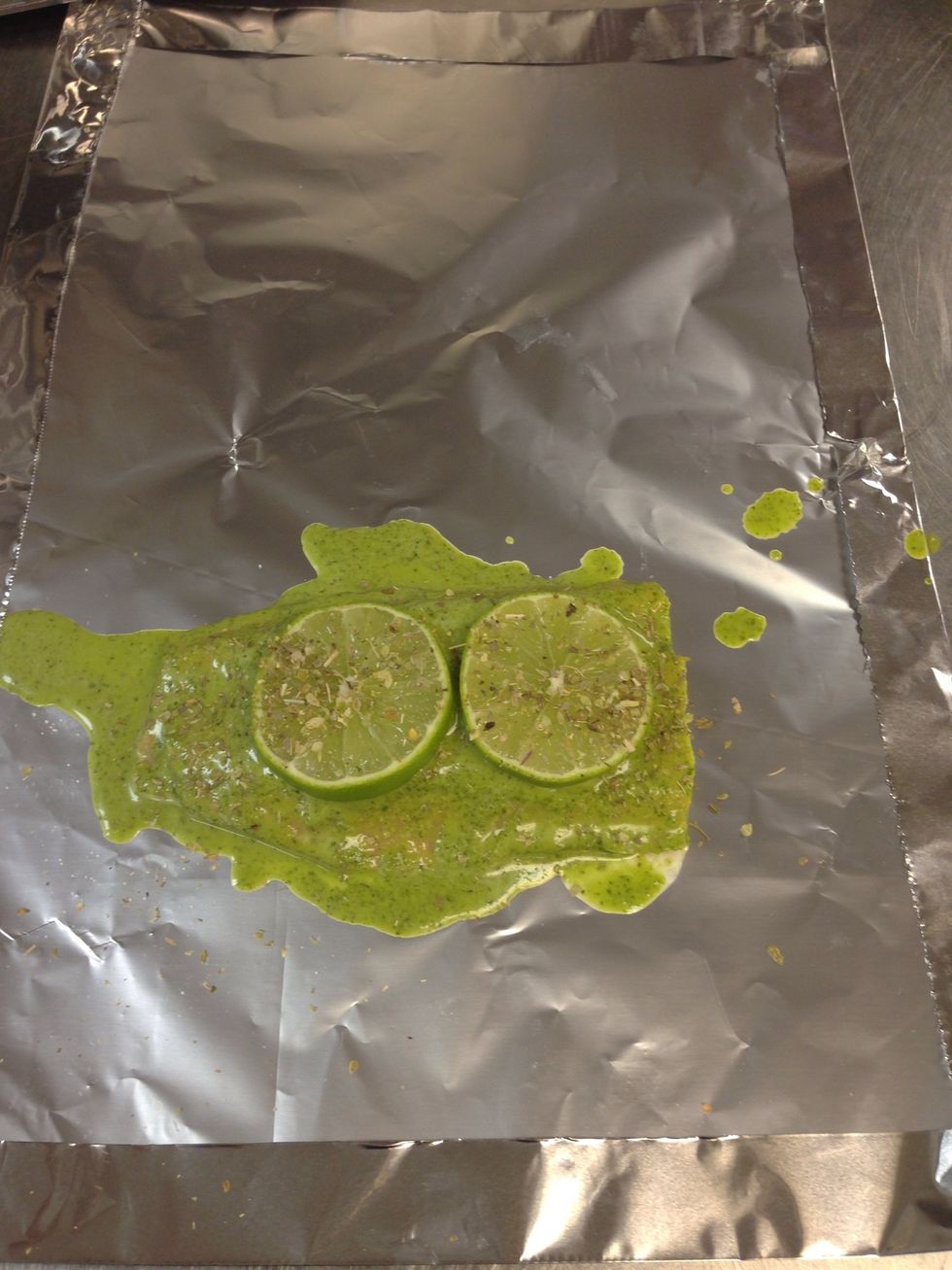 Put some lime slices on top and some oregano