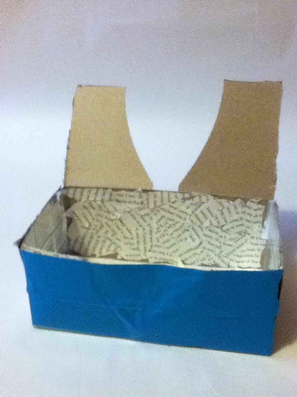 Put some on the outside as well. The hole might still be visible, but it's gone!