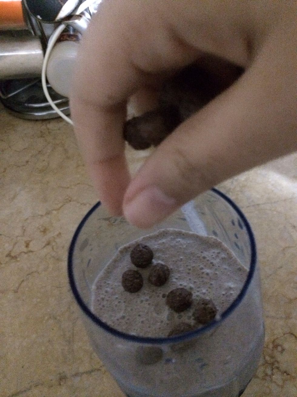 Put some on the top of your milkshake