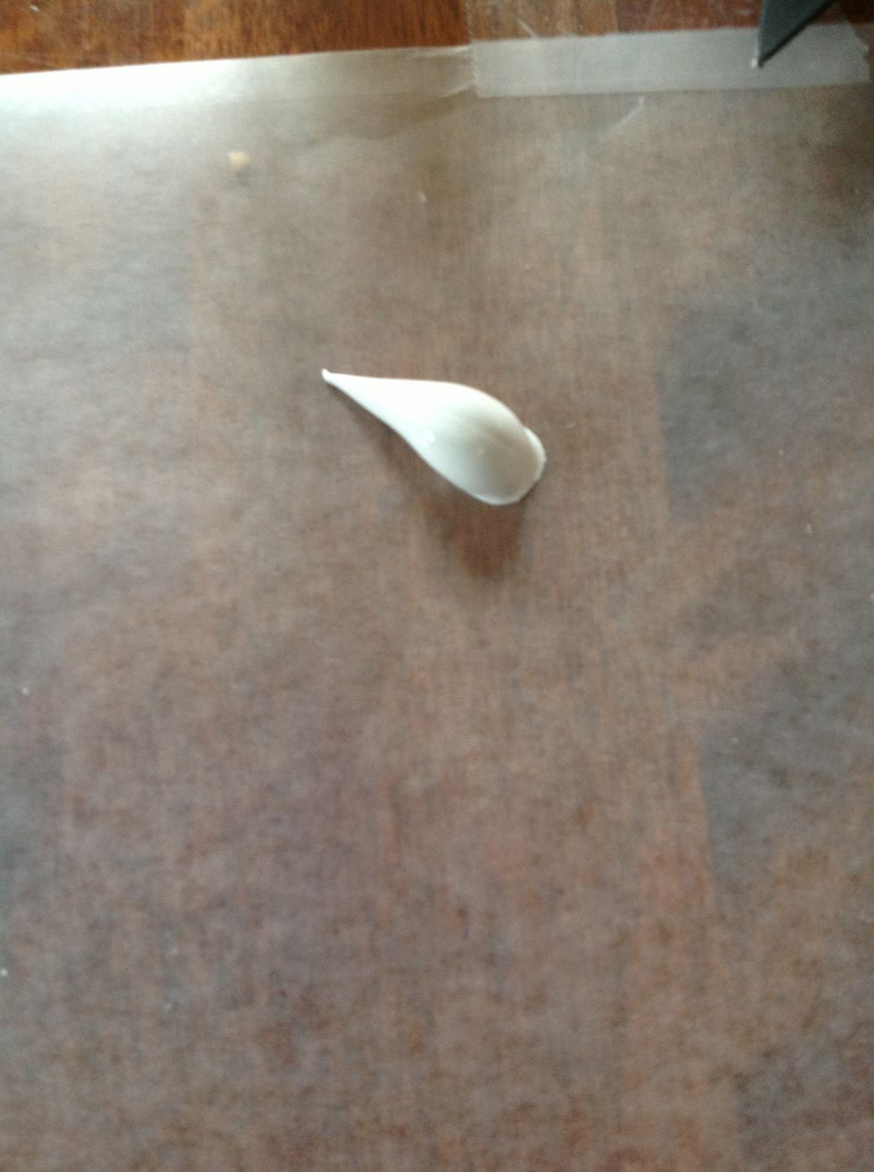 Put some on wax paper and mix!