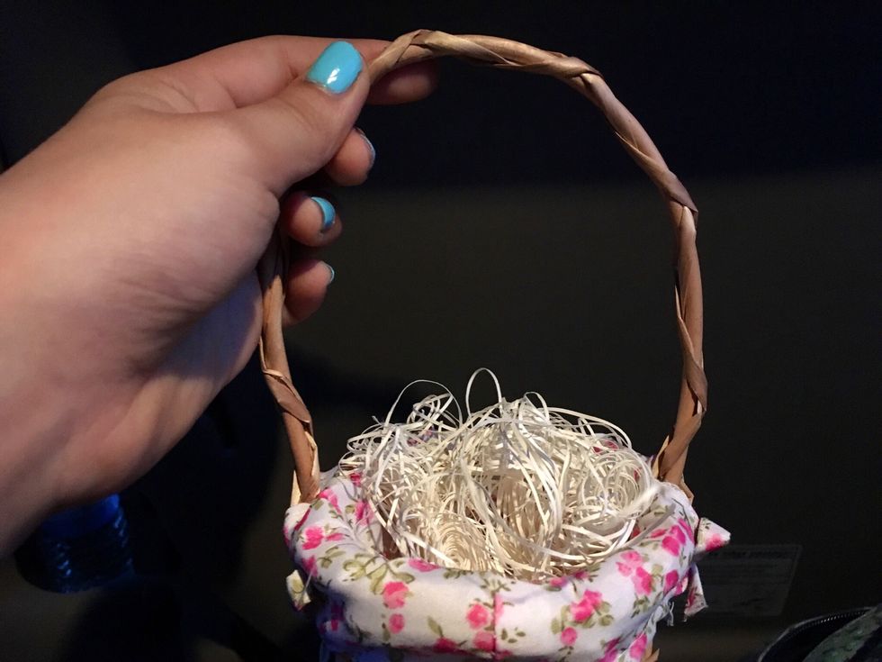 Put straw in