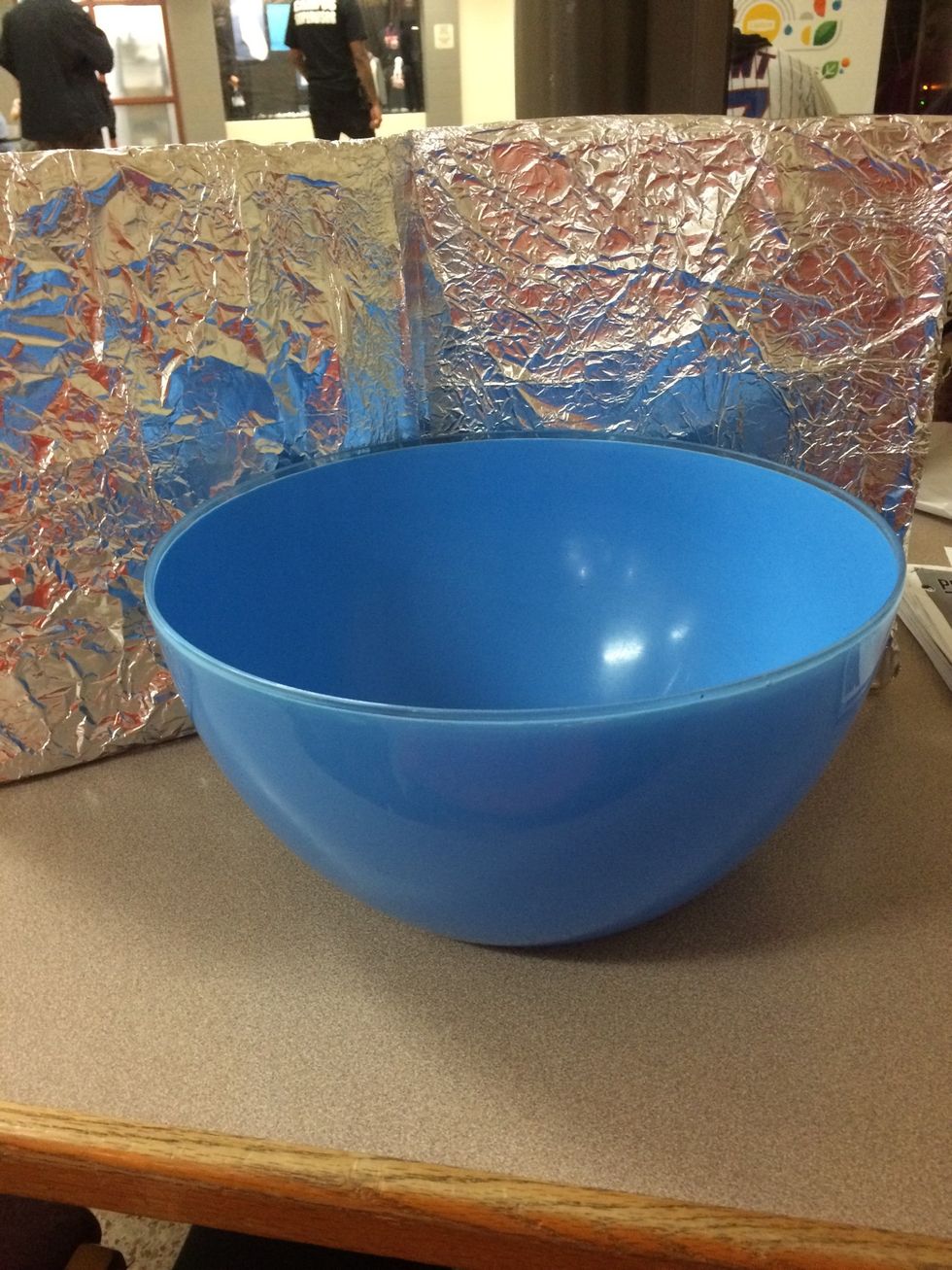 Put subject matter in front of binder reflector