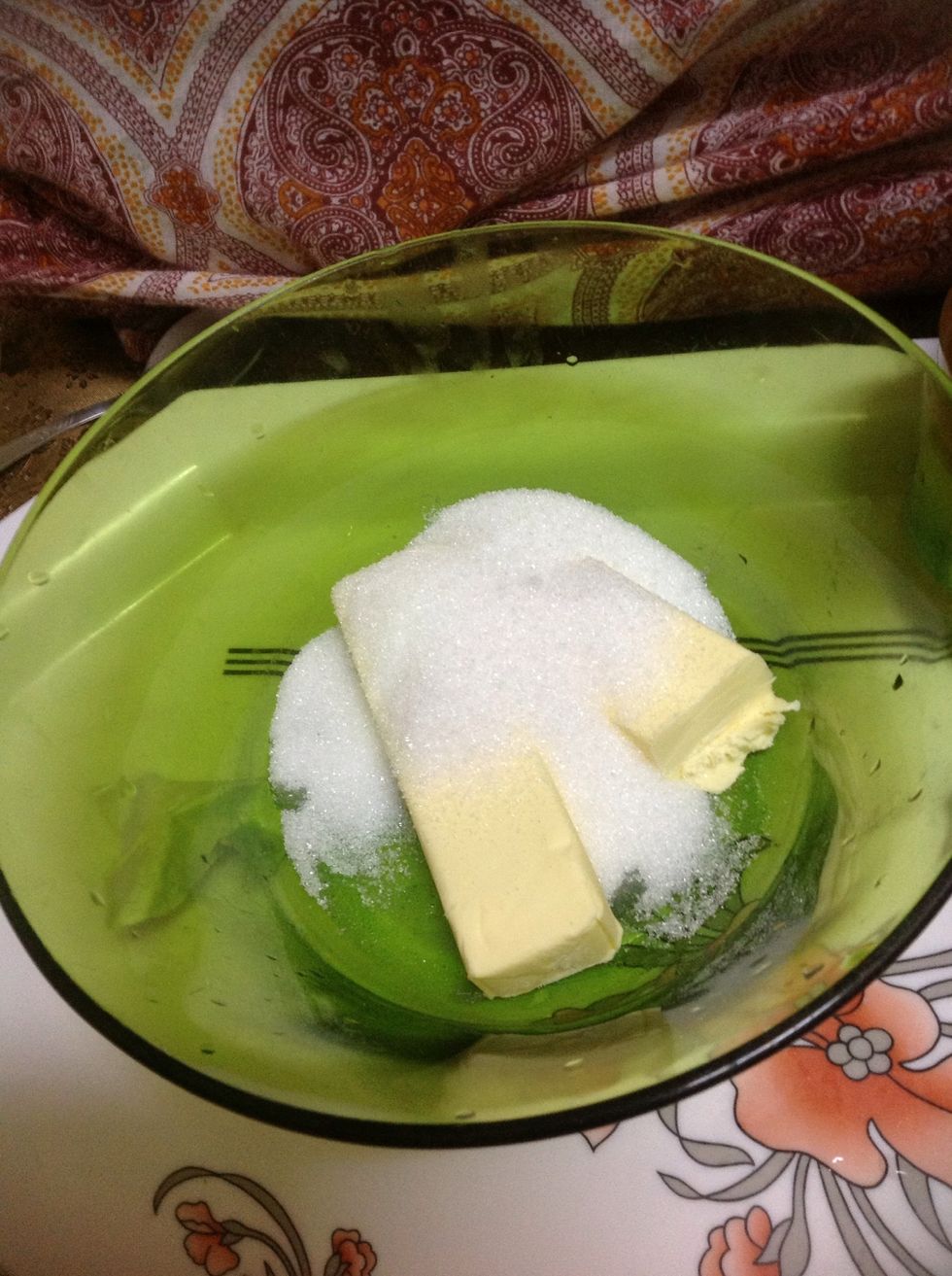 Put Sugar 1/2 cup