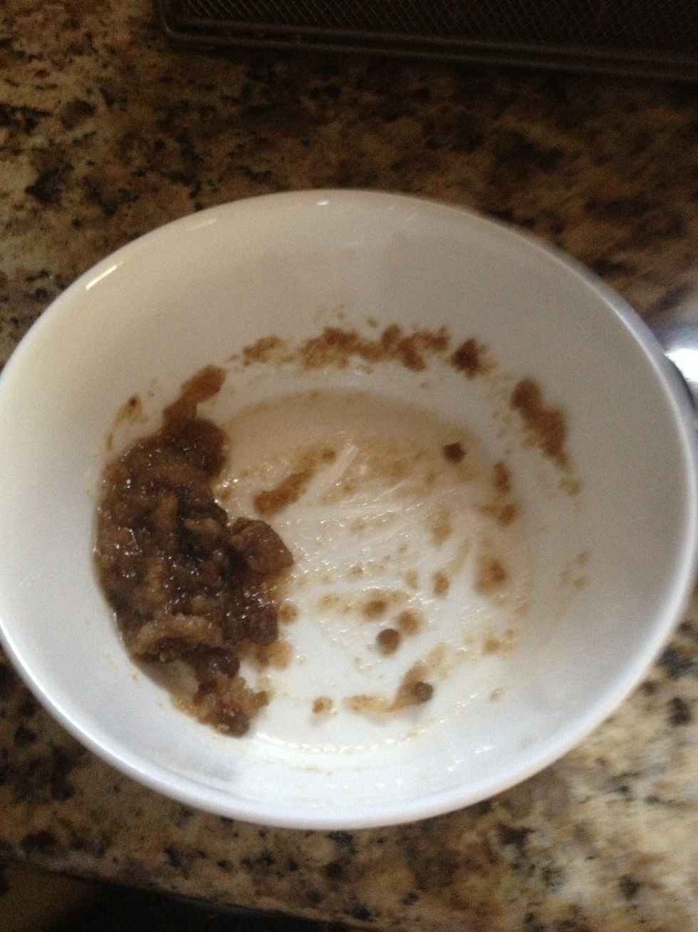 put sugar, vanilla, and salt in the bowl with the butter and mix