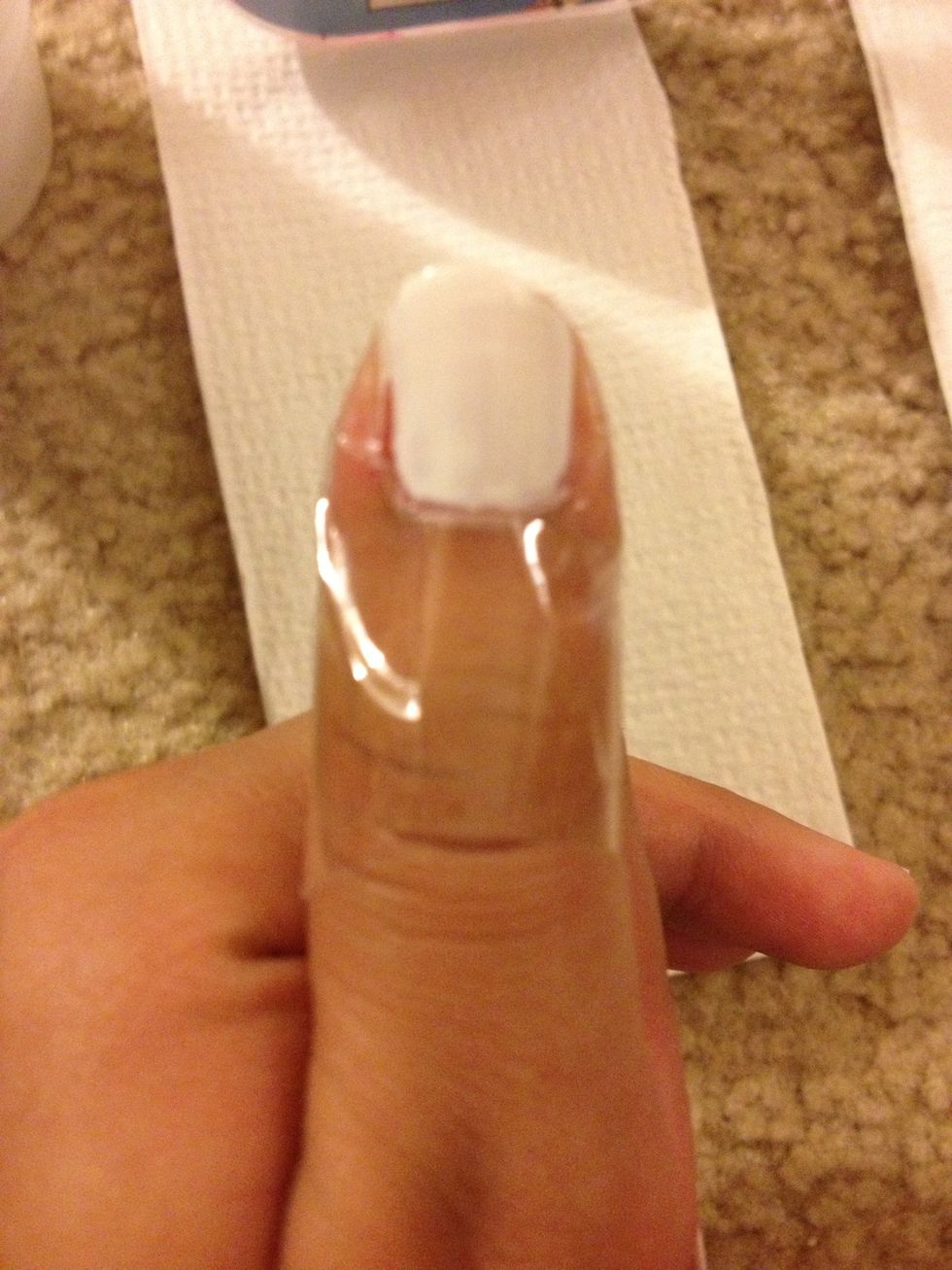 Put tape on your finger