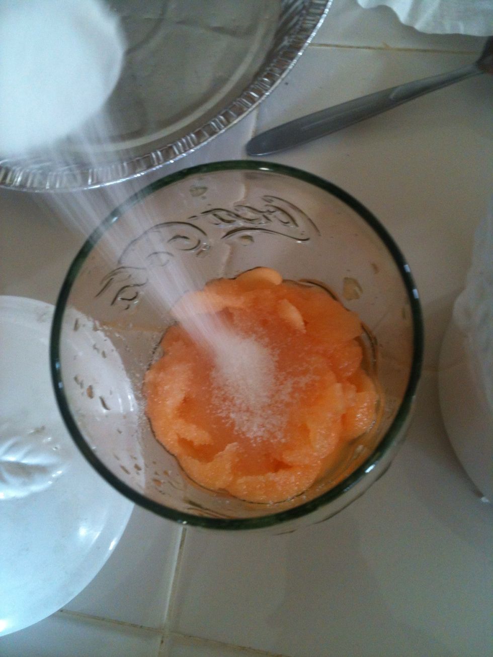 Put the 2tsp of sugar into the cup *this is optional*