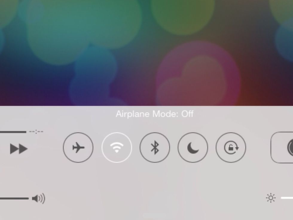 Put the airplane mode on!