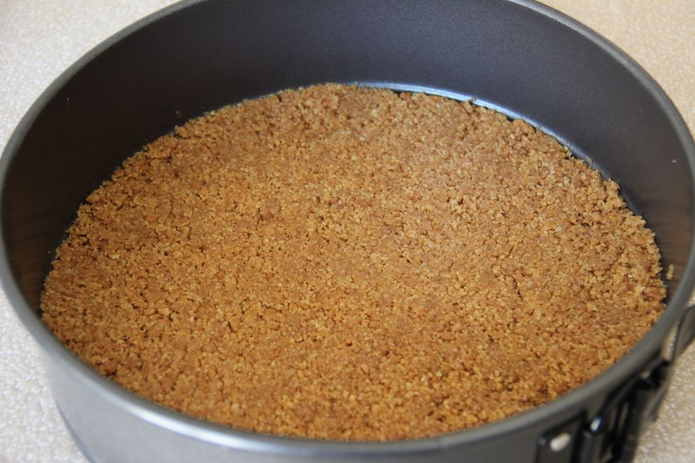 Put the base into the fridge while you prepare the filling