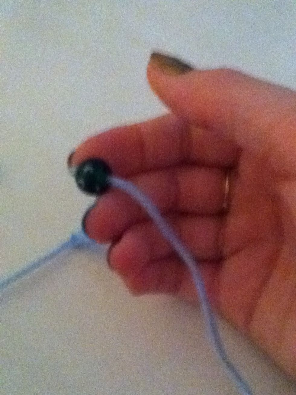 Put the bead through