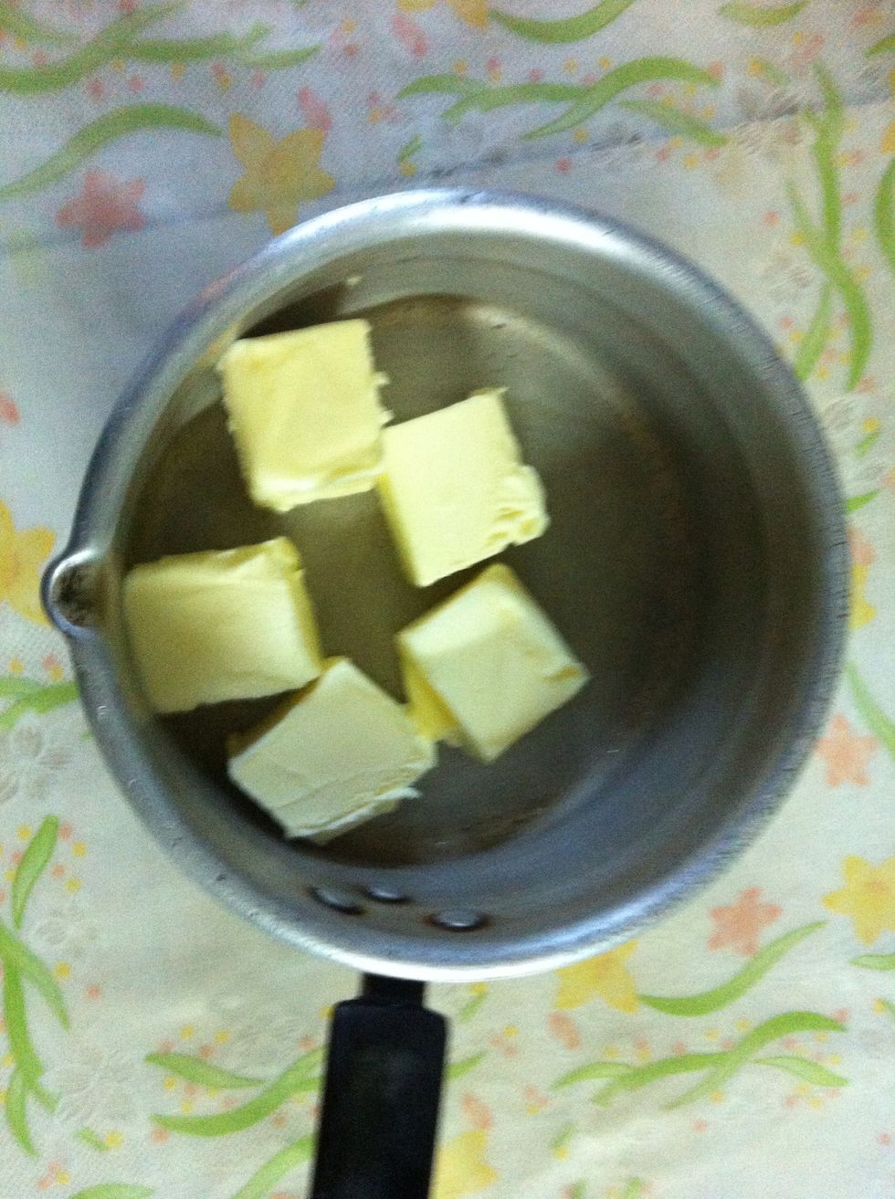 Put the butter in a small sauce pan