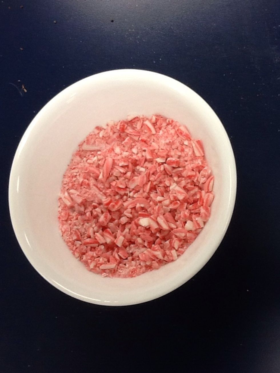 put the candy canes in a bowl