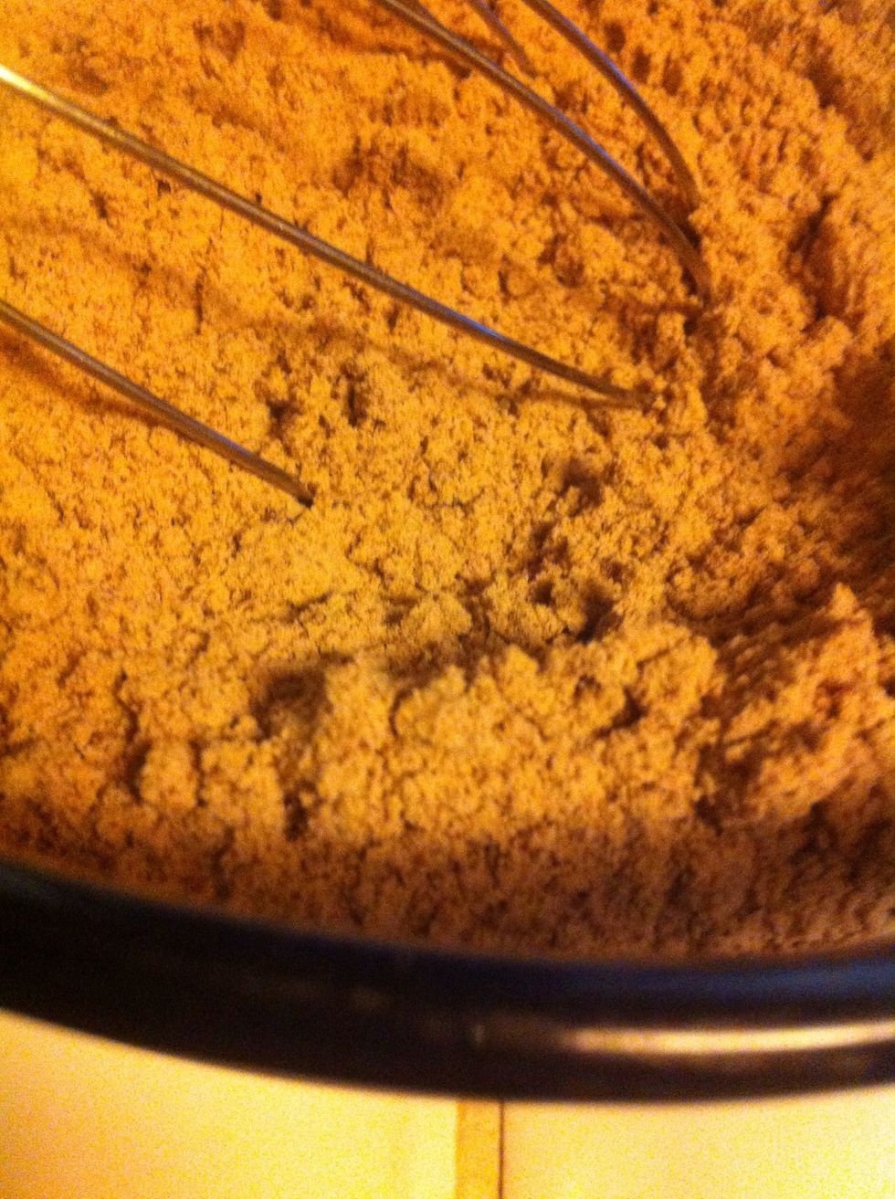 Put the cheesecake mix to the side and start preparing your brownie mix by following box directions