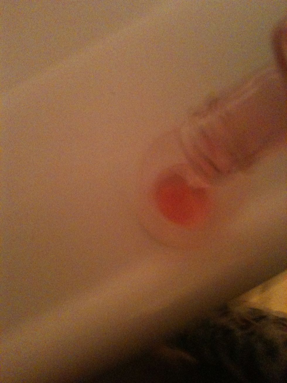 Put the clumpy soap into a lid or same dish. Use as many as you need, I used 3