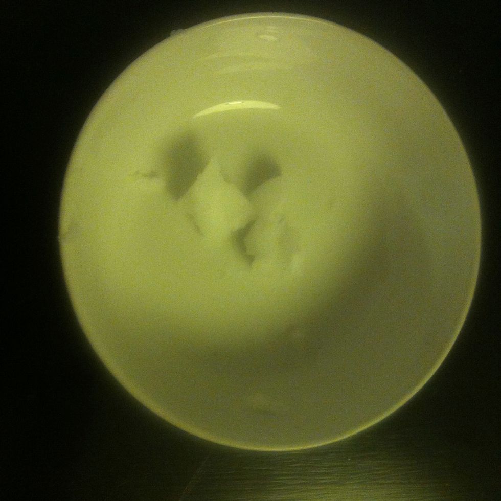 Put the coconut oil in a microwave safe bowl and microwave for 30 seconds