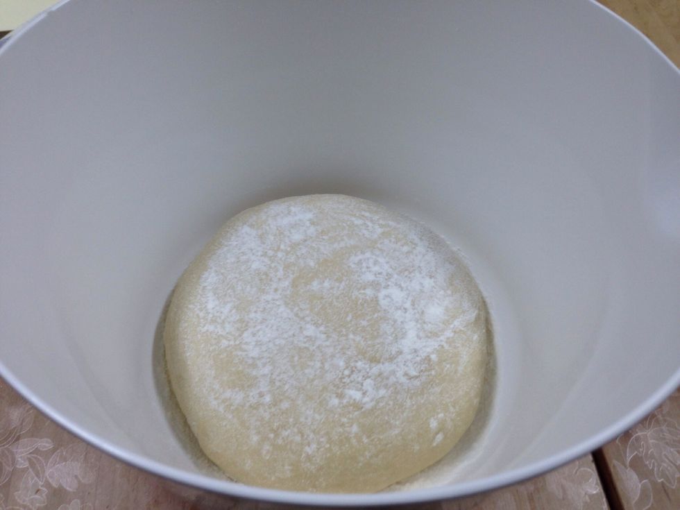 Put the dough in floury bowl