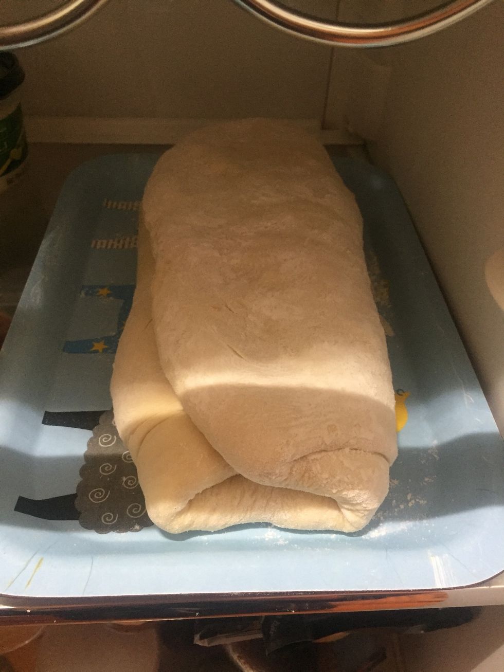 Put the dough into fridge a few minutes to cool down. Helps keep the butter in place.