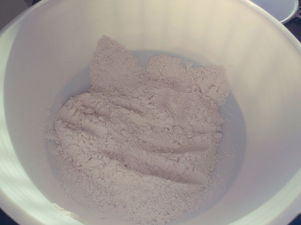 Put the flour in a bowl.
