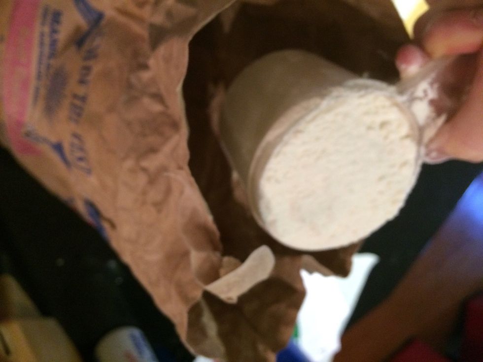 Put the flour into a bowl