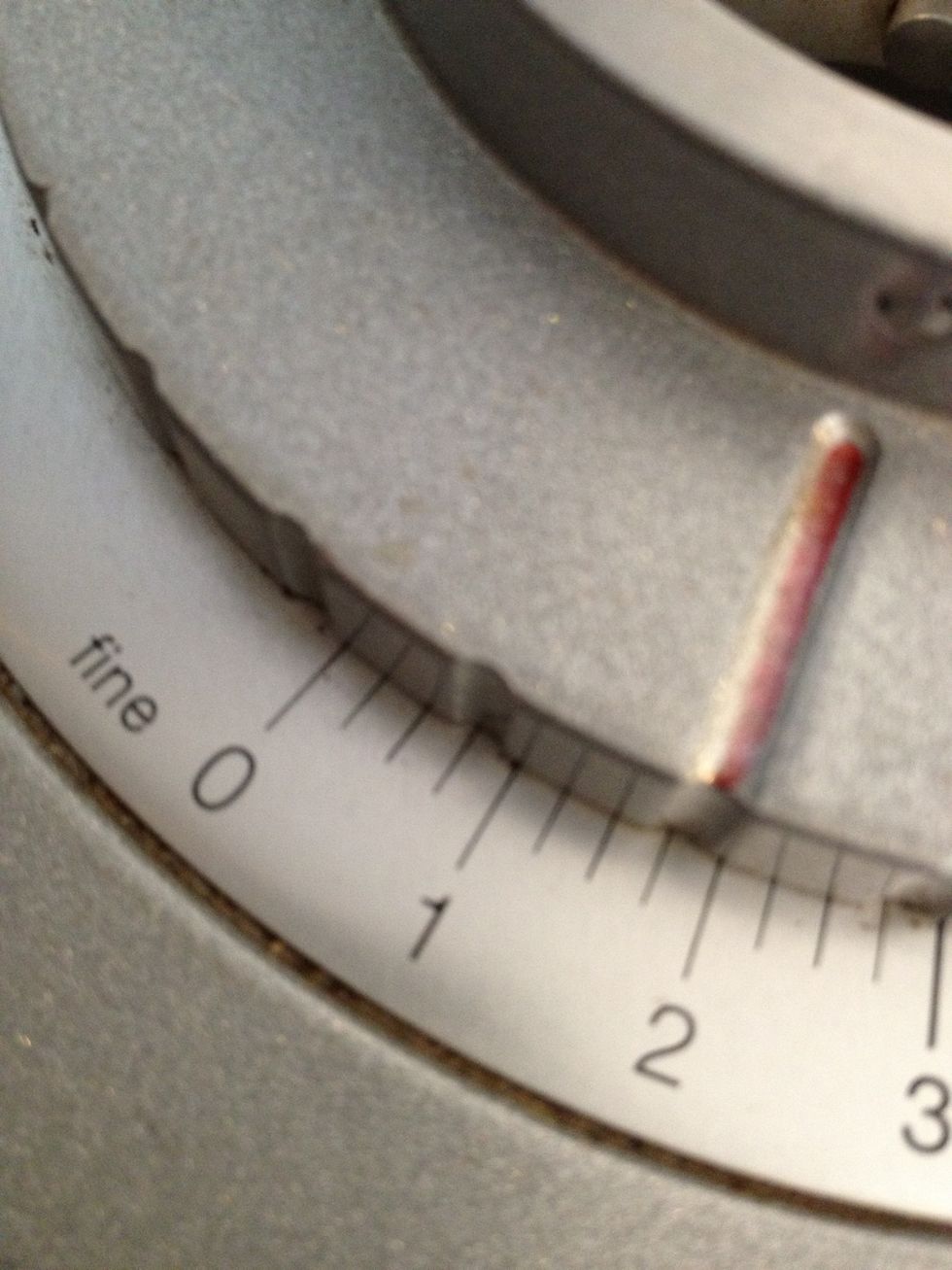 Put the grind back to where you estimate it to be.