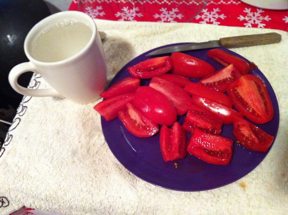 Put the ingredients in blender