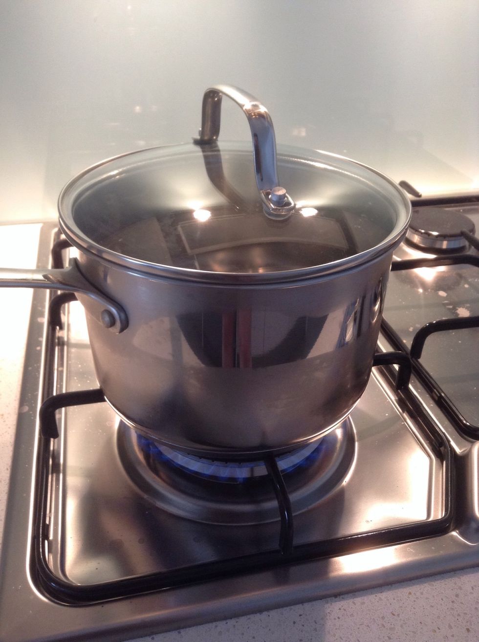 Put the lid on a turn on the heat