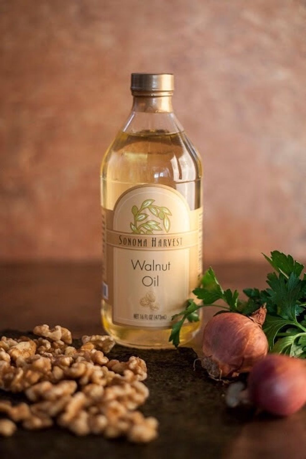 Put the lid on the pot, and pop it into the oven for about 40 minutes. While the vegetables are cooking, make the seaweed pesto.