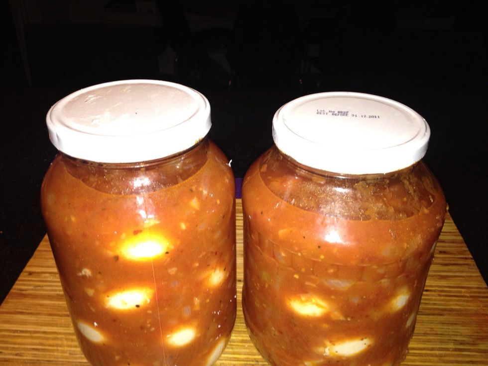 Put the lids back on