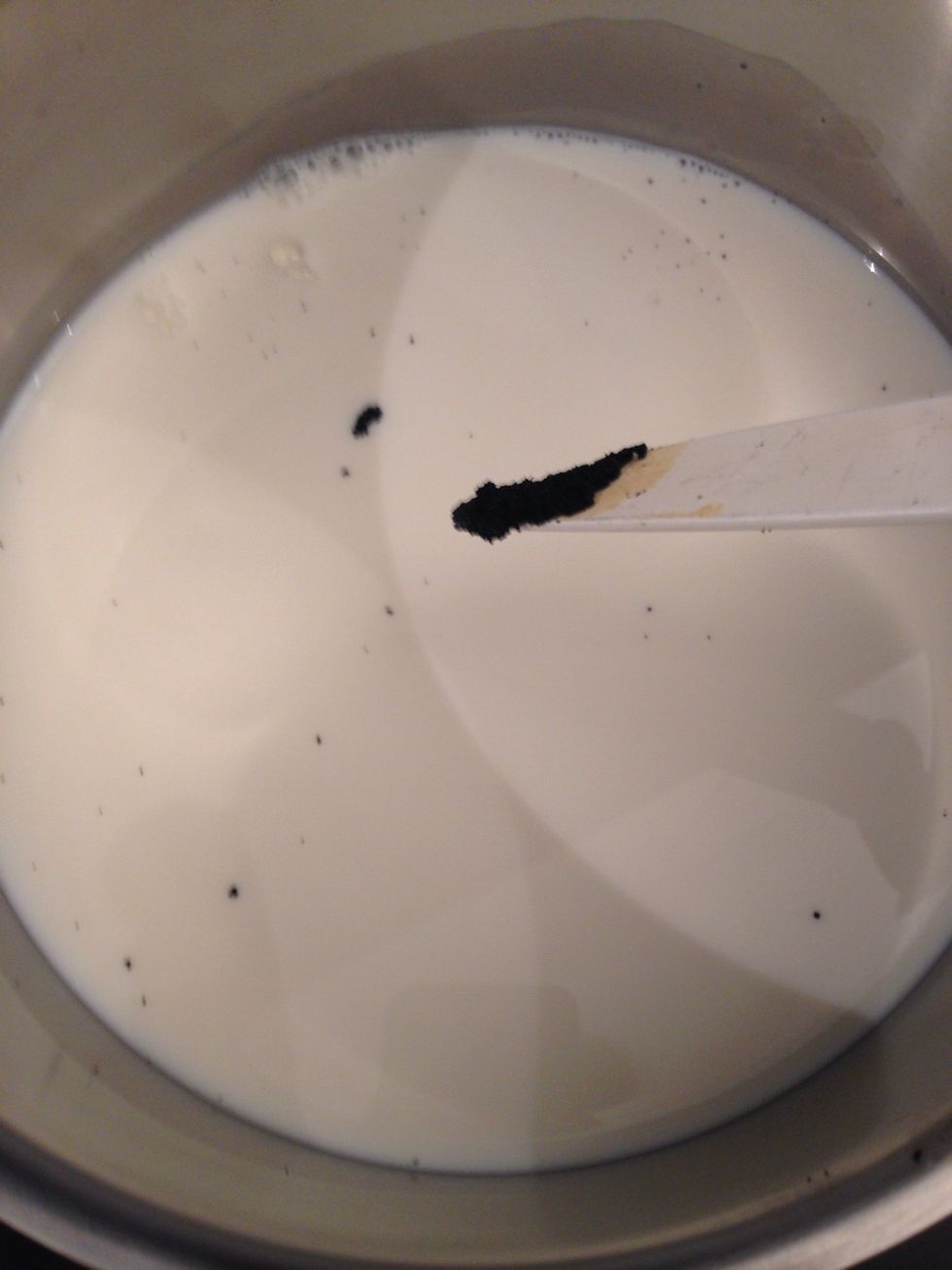 Put the milk to boil